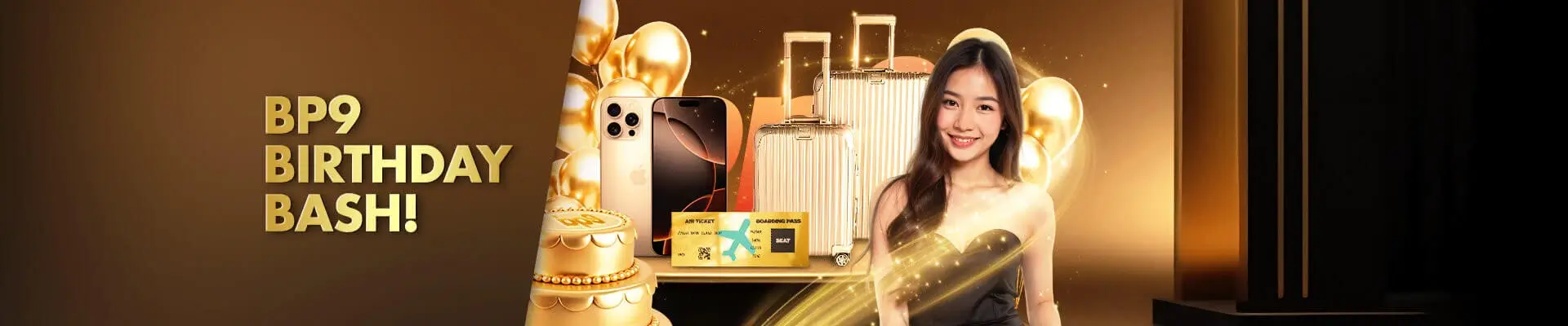 BP9 Casino Birthday Bash Banner